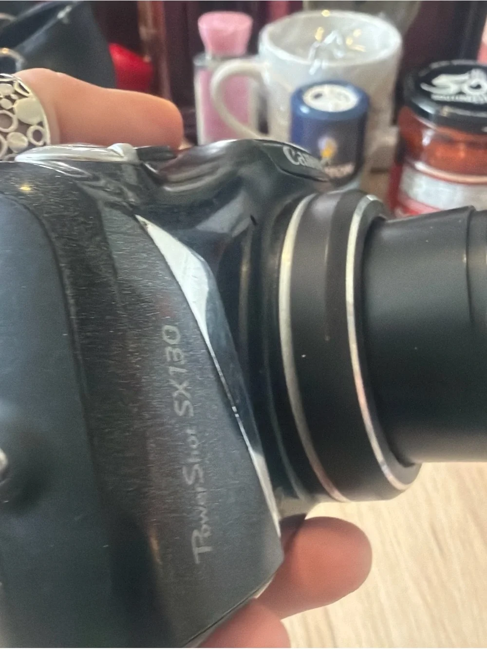 Canon SX130 IS Black Digital Compact Camera with Zoom Lens 12.1 megapixels